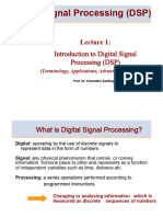 1-Applications of DSP