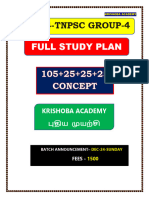 2024 Group-4 Batch Study Plan