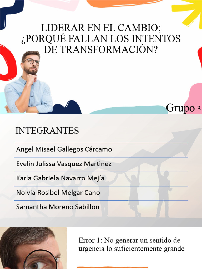 Liderar en El Cambio G3 | PDF