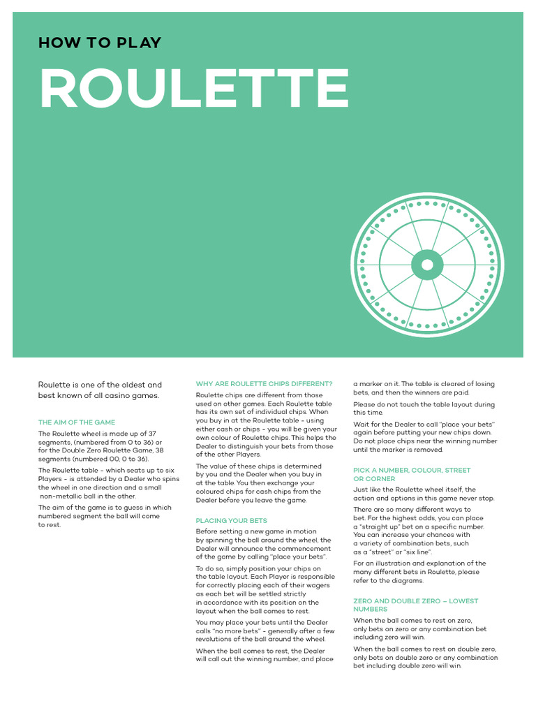 Roulette Gameguide | PDF | Roulette | Sports