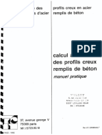 Calcul à l'incendie des profils creux remplis de béton