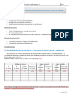 Práctica 0.1 Identificación de Componentes y Medidas. Uso Del Polimetro - Solo Tinkercad