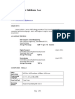 Resume Format 2