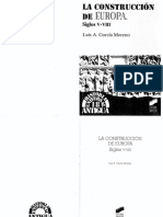 La Construccion de Europa. Siglos V - VIII - Luis A. García Moreno - Ed. Síntesis