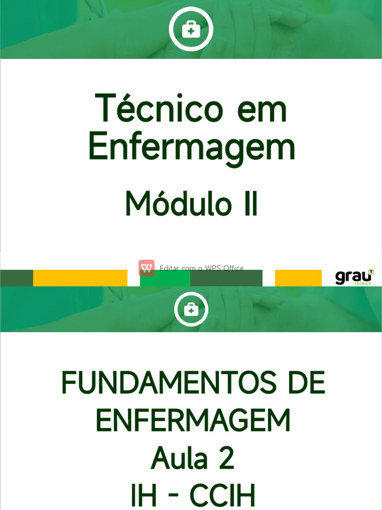 Fundamentos Slide 2 Ih E Ccih Pdf Infecção Patógeno