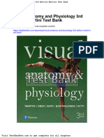 Dwnload Full Visual Anatomy and Physiology 3rd Edition Martini Test Bank PDF