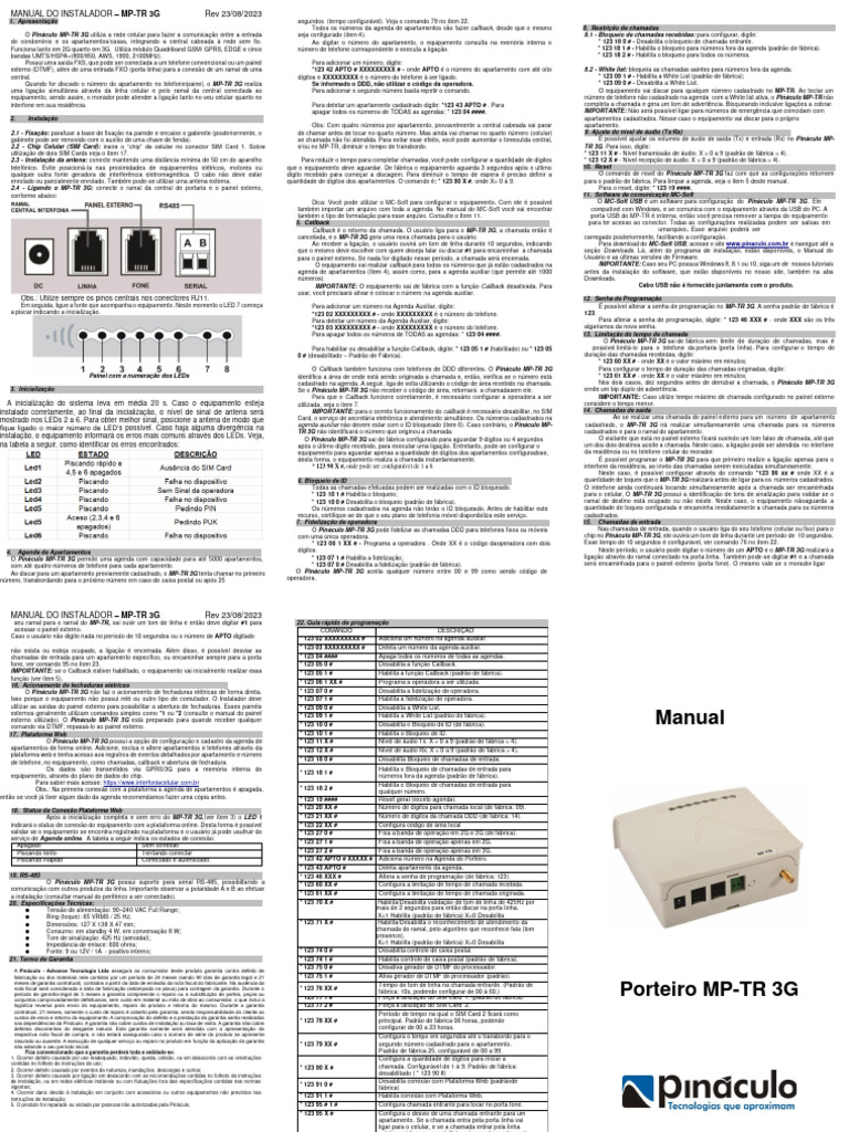 Manual MPTR | PDF | USB | 3G