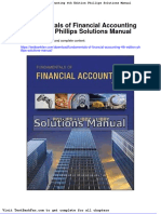 Dwnload Full Fundamentals of Financial Accounting 4th Edition Phillips Solutions Manual PDF