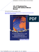 Dwnload Full Fundamentals of Engineering Thermodynamics 8th Edition Moran Solutions Manual PDF
