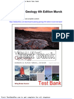 Dwnload Full Visualizing Geology 4th Edition Murck Test Bank PDF