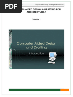 CAD 312 Module 1 | PDF | Computer Aided Design | Technical Drawing