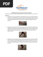 Shin Splints Rehab Exercises Guide | PDF