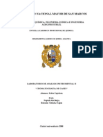 Informe de Cromatografia