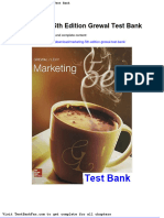 Dwnload Full Marketing 5th Edition Grewal Test Bank PDF