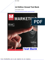 Dwnload Full Marketing 3rd Edition Grewal Test Bank PDF