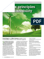 Tce Article On Sustainability March 2010