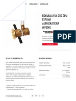 Boquilla Fija 350 GPM Espuma Autoeductora hf350