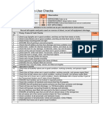 Warman-Flow System Maintenance Checklist