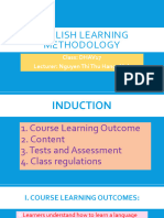English Learning Methodology 2021
