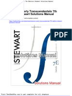 Dwnload Full Calculus Early Transcendentals 7th Edition Stewart Solutions Manual PDF