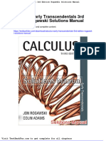 Dwnload Full Calculus Early Transcendentals 3rd Edition Rogawski Solutions Manual PDF