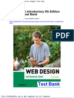 Dwnload Full Web Design Introductory 5th Edition Campbell Test Bank PDF
