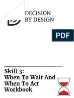 Skill 3 - When To Act and When To Wait Workbook