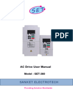 SET 360 AC Drive User Manual