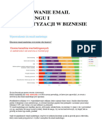 Zastosowanie Email Marketingu I Automatyzacji W Biznesie