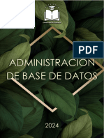 Administracion de Base de Datos Expo