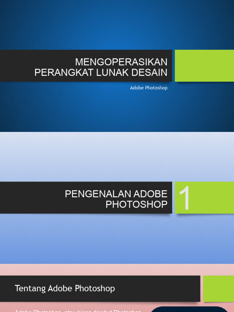 Modul Belajar Photoshop untuk Pemula | PDF | Komputer