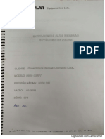 Procedimento Para Jateamento de Alta Pressao Com Moto Bomba