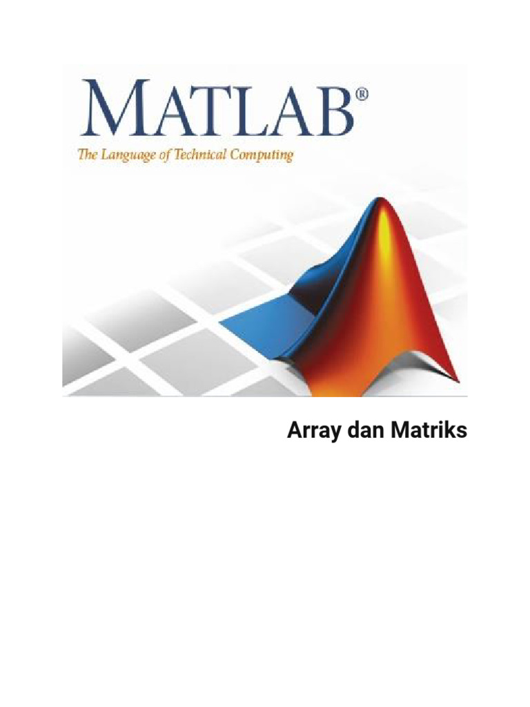 2 Array Dan Matriks Matlab Pdf