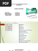 Generations of Cephalosporins With Mnemonics | PDF