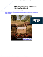 Dwnload Full Environment Science Issues Solutions 1st Edition Molles Test Bank PDF
