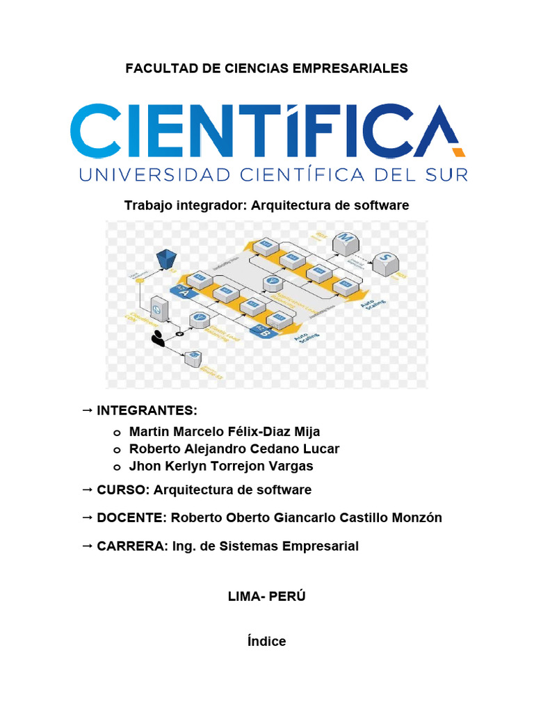 Trabajo Integrador - Arq. de Software | PDF | Software | Ciencias de la ...