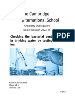 Chemistry Holiday Homework PDF