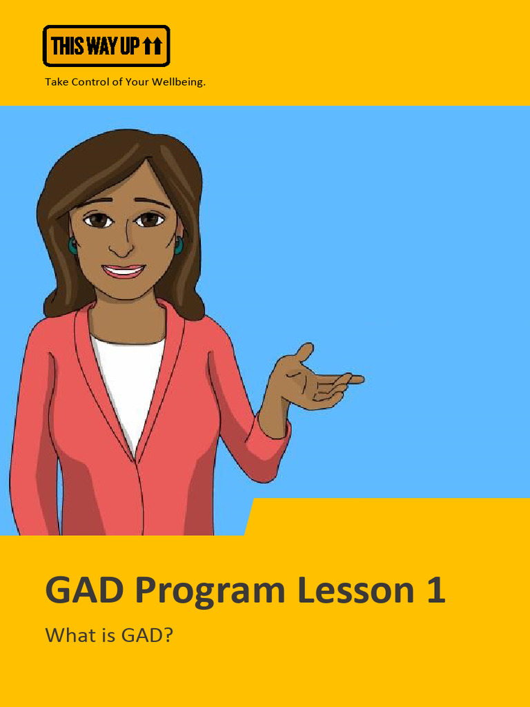 Lesson 1 pdf cognitive behavioral therapy anxiety