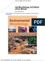 Dwnload Full Environmental Microbiology 3rd Edition Pepper Solutions Manual PDF