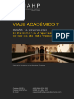 Programa. Viaje Académico 7