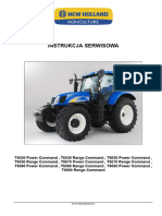 Instrukcja Serwisowa New Holland T6000