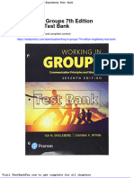 Dwnload Full Working in Groups 7th Edition Engleberg Test Bank PDF
