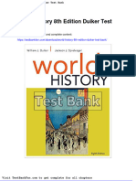 Dwnload Full World History 8th Edition Duiker Test Bank PDF