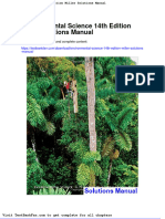 Dwnload Full Environmental Science 14th Edition Miller Solutions Manual PDF