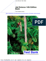 Dwnload Full Environmental Science 14th Edition Miller Test Bank PDF