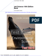 Dwnload Full Environmental Science 16th Edition Miller Test Bank PDF