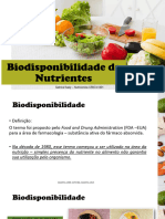 Biodisponibilidade de Nutrientes - Atualizada