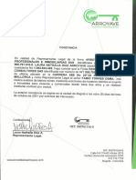 Certificacion - Arroyave - Asociados - Reins LC Ingenieros Consultores Sas-08!10!2021