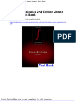 Dwnload Full Essential Calculus 2nd Edition James Stewart Test Bank PDF