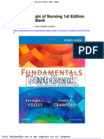 Dwnload Full Fundamentals of Nursing 1st Edition Yoost Test Bank PDF